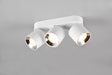 Plafón de techo Trio Guayana LED blanco mate 3000K 27,3cm 651000331