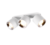 Plafón de techo Trio Guayana LED blanco mate 3000K 27,3cm 651000331