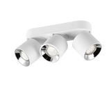 Plafón de techo Trio Guayana LED blanco mate 3000K 27,3cm 651000331