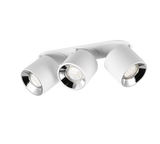 Plafón de techo Trio Guayana LED blanco mate 3000K 27,3cm 651000331