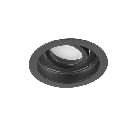 Plafón de techo Trio Kenai LED negro mate 3000K Ø9,2cm 651500132