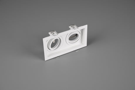 Plafón de techo Trio Kenai LED blanco mate 3000K 17,2cm 651600231