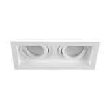 Plafón de techo Trio Kenai LED blanco mate 3000K 17,2cm 651600231