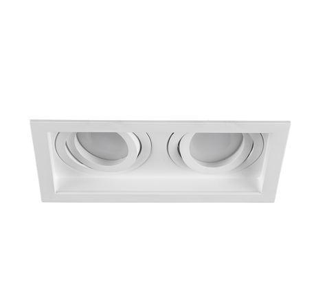 Plafón de techo Trio Kenai LED blanco mate 3000K 17,2cm 651600231