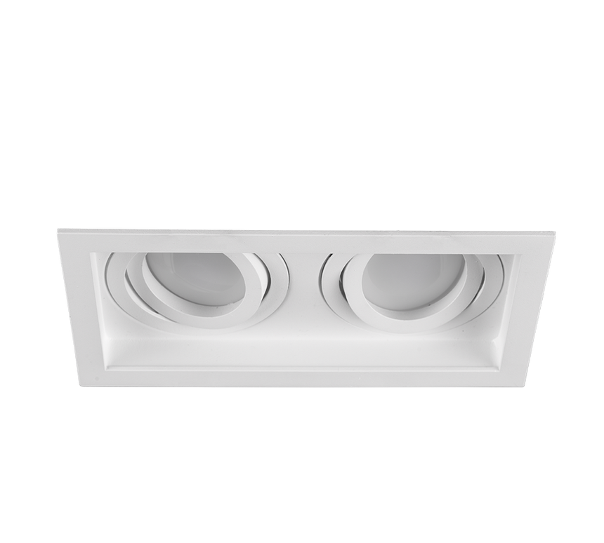 Plafón de techo Trio Kenai LED blanco mate 3000K 17,2cm 651600231