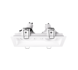 Plafón de techo Trio Kenai LED blanco mate 3000K 17,2cm 651600231