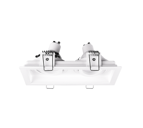 Plafón de techo Trio Kenai LED blanco mate 3000K 17,2cm 651600231