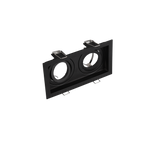 Downlight empotrable Trio Kenai 2 luces negro mate 651600232