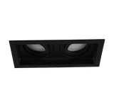 Downlight empotrable Trio Kenai 2 luces negro mate 651600232 - vista 2