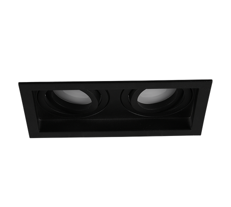 Downlight empotrable Trio Kenai 2 luces negro mate 651600232 - vista 2