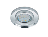 Plafón de techo Trio Pirin LED cromo 3000K Ø9cm 652100152