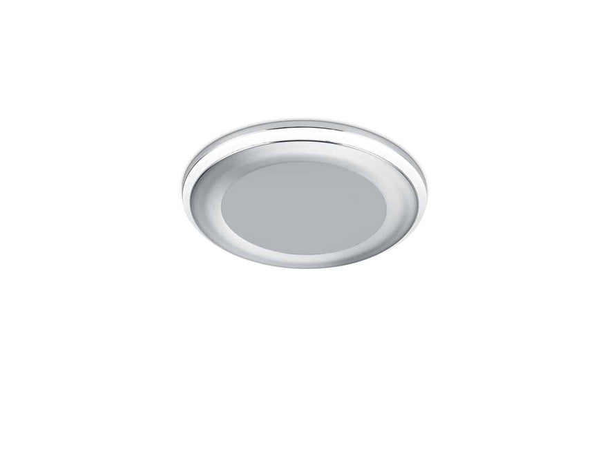 Trio Aura Empotrable LED de plástico cromo 652310106