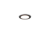 Trio Aura Empotrable LED de plástico estera negra 652310132