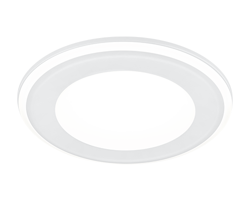 Trio Aura Recessed LED plastic mat white 652410131