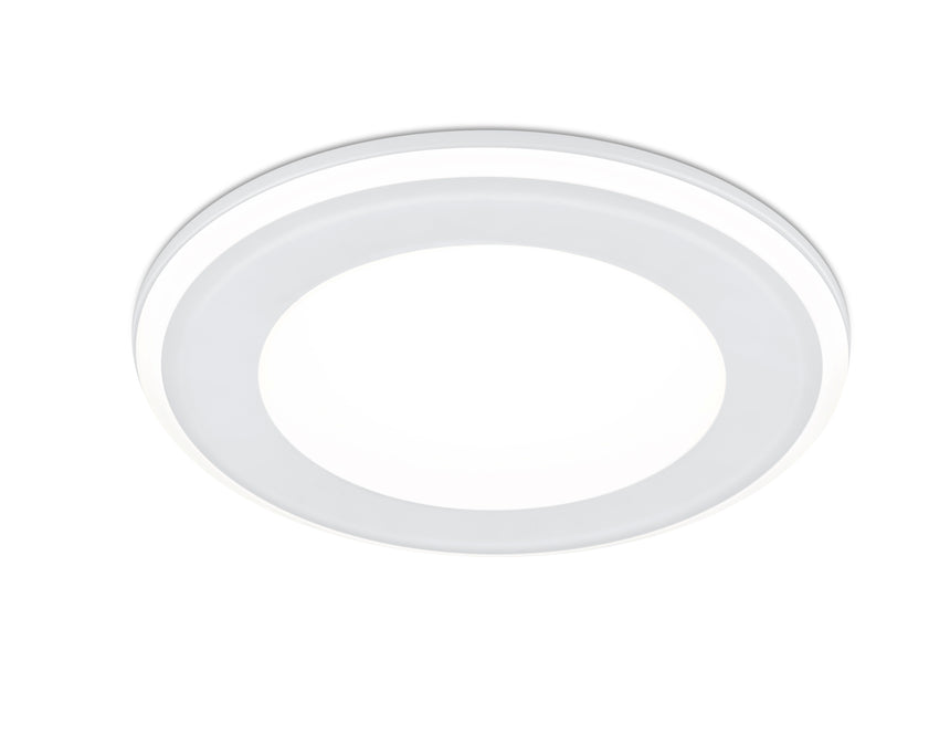 Trio Aura Recessed LED plastic mat white 652410131