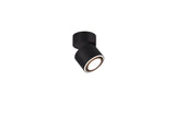 Trio Taurus Plafón LED de metal estera negra 652910132