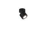 Trio Taurus Plafón LED de metal estera negra 652910132