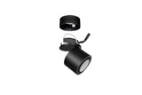 Trio Taurus Plafón LED de metal estera negra 652910132