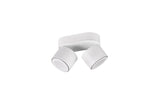 Trio Taurus Plafón LED de metal estera blanca 652910231