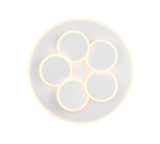 Plafón de techo Trio Mandala LED blanco mate CCT regulable con mando Ø49cm 653210631 - vista 3