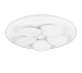 Plafón de techo Trio Mandala LED blanco mate CCT regulable con mando Ø49cm 653210631 - vista 5