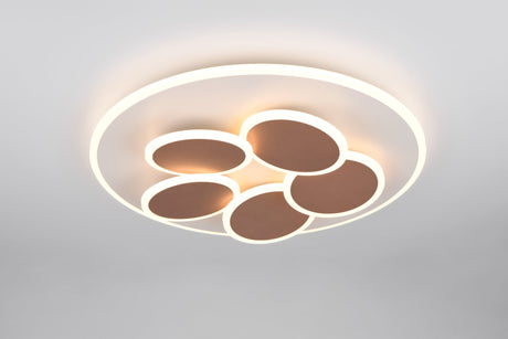 Plafón de techo Trio Mandala warm grey 653210676