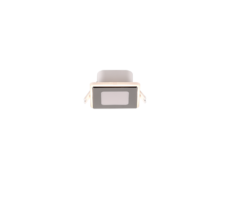 Plafón de techo Trio Nimbus LED cromo 3000K regulable IP44 8,5cm 653410106