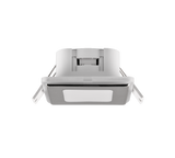 Plafón de techo Trio Nimbus LED cromo 3000K regulable IP44 8,5cm 653410106