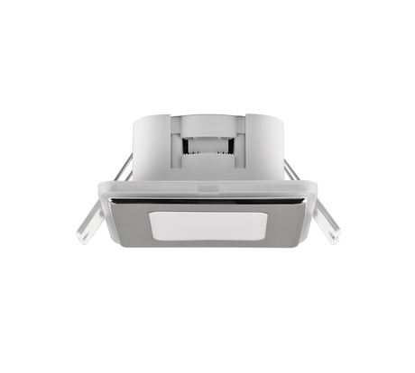 Plafón de techo Trio Nimbus LED cromo 3000K regulable IP44 8,5cm 653410106