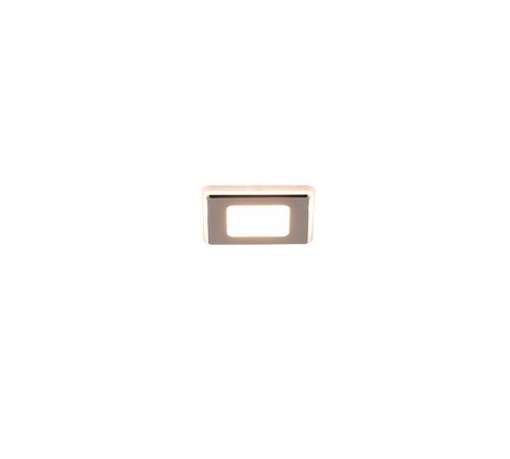 Plafón de techo Trio Nimbus LED cromo 3000K regulable IP44 8,5cm 653410106
