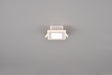 Plafón de techo Trio Nimbus LED blanco mate 3000K regulable IP44 8,5cm 653410131
