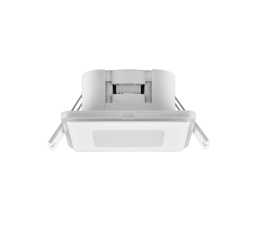 Plafón de techo Trio Nimbus LED blanco mate 3000K regulable IP44 8,5cm 653410131