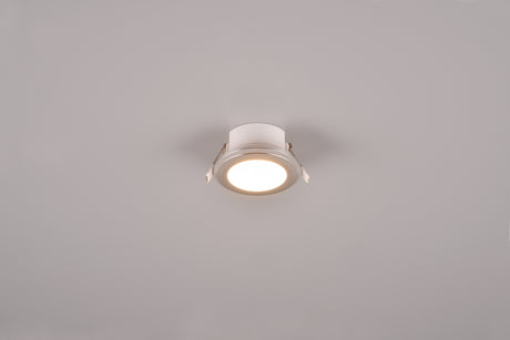 Plafón de techo Trio Argus LED cromo 3000K Ø8,2cm 653610106