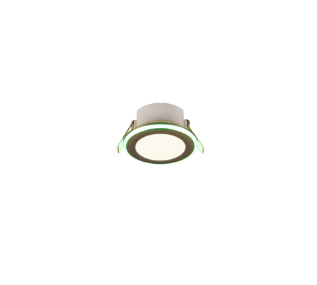 Plafón de techo Trio Argus LED cromo 3000K Ø8,2cm 653610106