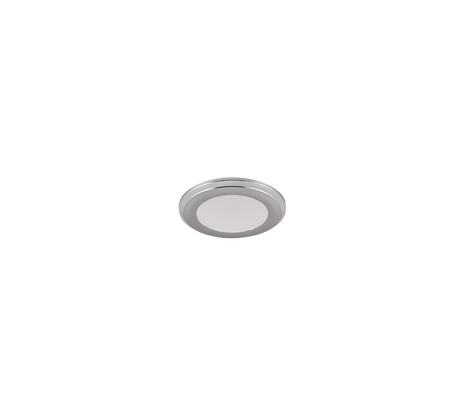 Plafón de techo Trio Argus LED cromo 3000K Ø8,2cm 653610106