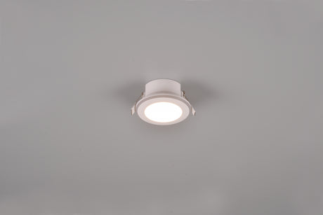 Plafón de techo Trio Argus LED blanco mate 3000K Ø8,2cm 653610131