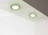 Plafón de techo Trio Argus LED blanco mate 3000K Ø8,2cm 653610131