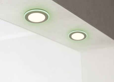 Plafón de techo Trio Argus LED blanco mate 3000K Ø8,2cm 653610131