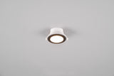 Plafón de techo Trio Argus LED negro mate 3000K Ø8,2cm 653610132
