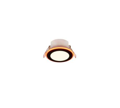 Plafón de techo Trio Argus LED negro mate 3000K Ø8,2cm 653610132