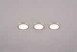 Plafón de techo Trio Argus LED cromo 3000K Ø8,2cm 653610306