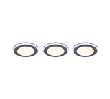 Plafón de techo Trio Argus LED cromo 3000K Ø8,2cm 653610306