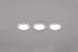 Plafón de techo Trio Argus LED blanco mate 3000K Ø8,2cm 653610331