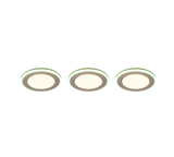 Plafón de techo Trio Argus LED blanco mate 3000K Ø8,2cm 653610331