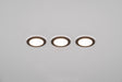 Plafón de techo Trio Argus LED negro mate 3000K Ø8,2cm 653610332