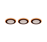 Plafón de techo Trio Argus LED negro mate 3000K Ø8,2cm 653610332