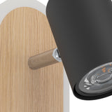 EGLO FOCO/BASE RIMBOCCHI 1L NEGRO/MAD EGLO901631