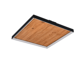 Plafón de techo Trio Kalea LED madera 3000K 45cm 655510130
