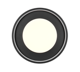 Plafón de techo Trio Solea LED negro mate 3000K Ø40cm 656610132