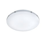 Plafón de baño Trio Apart LED cromo 3000K regulable IP44 Ø41cm 659412406